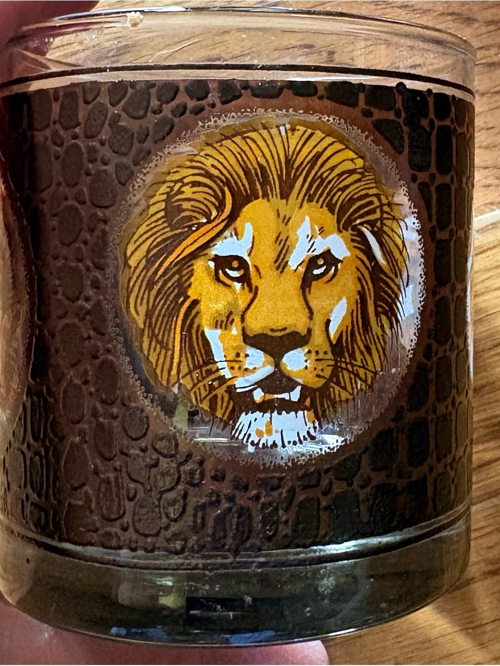 Libbey’s Mid-Century Modern "African Safari" lowball/tumbler glasses, 1960’s - Picture 6 of 7